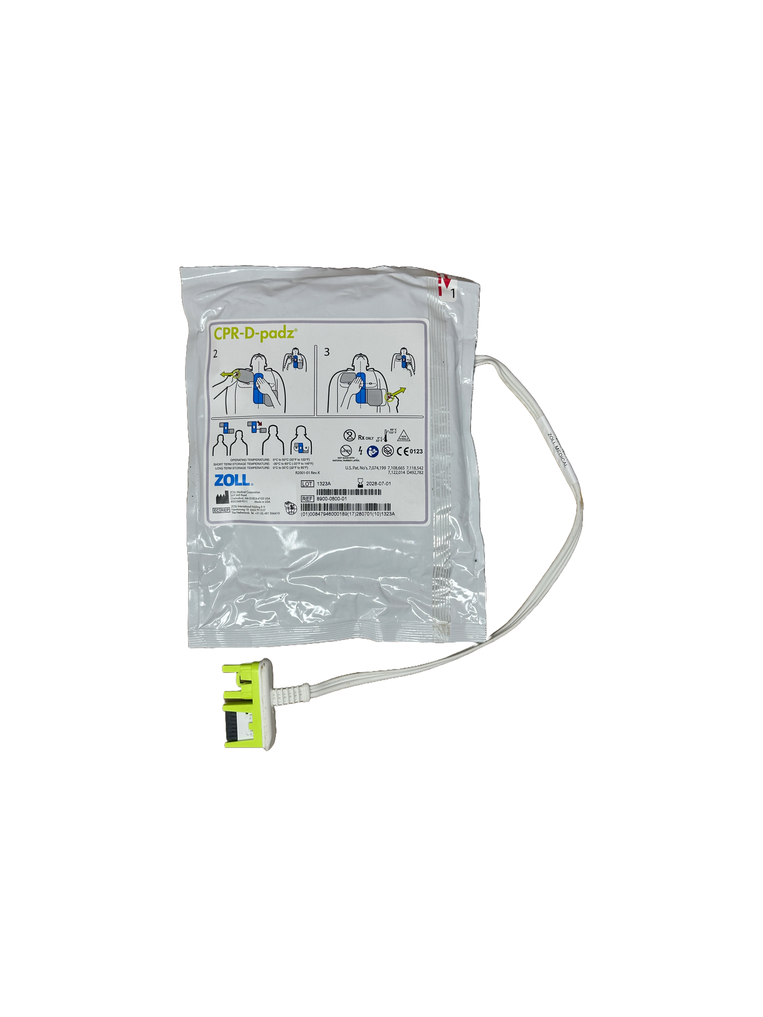 ZOLL® CPR-D-Padz Adult 2025 — AED Lab